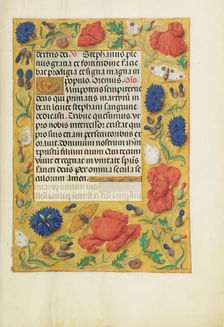 Decorated Text Page; Spinola Hours, about 1510-1520. Creator: Unknown