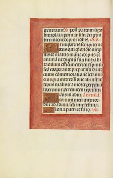 Decorated Text Page; Spinola Hours, about 1510-1520. Creator: Unknown