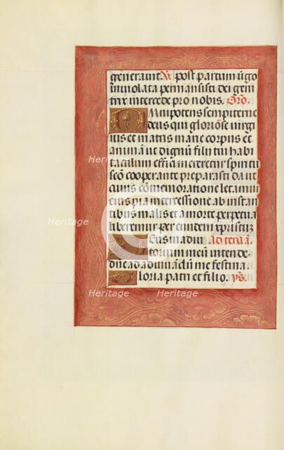 Decorated Text Page; Spinola Hours, about 1510-1520. Creator: Unknown.