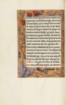 Decorated Text Page; Spinola Hours, about 1510-1520. Creator: Unknown