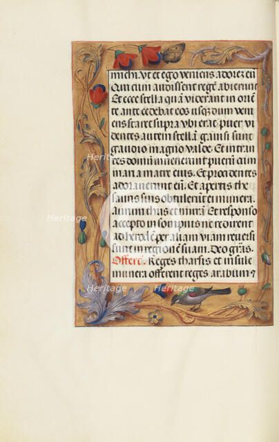 Decorated Text Page; Spinola Hours, about 1510-1520. Creator: Unknown.