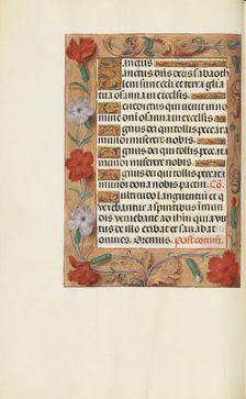Decorated Text Page; Spinola Hours, about 1510-1520. Creator: Unknown