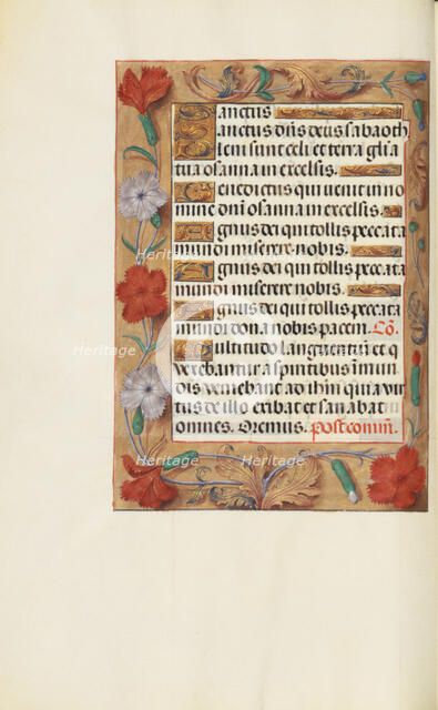 Decorated Text Page; Spinola Hours, about 1510-1520. Creator: Unknown.