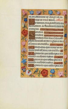Decorated Text Page; Spinola Hours, about 1510-1520. Creator: Unknown