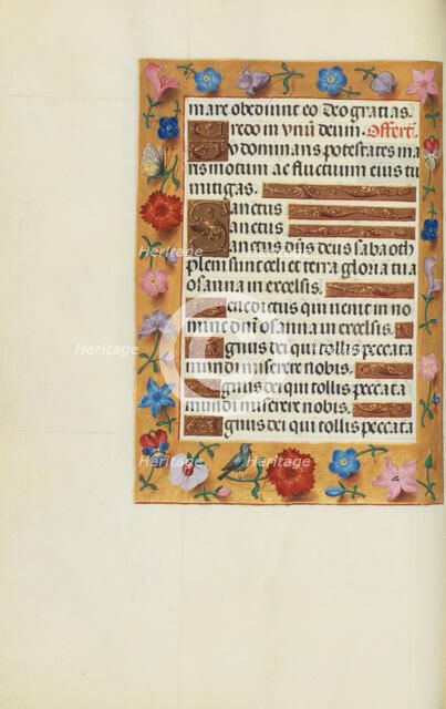 Decorated Text Page; Spinola Hours, about 1510-1520. Creator: Unknown.
