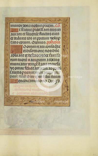 Decorated Text Page; Spinola Hours, about 1510-1520. Creator: Unknown.