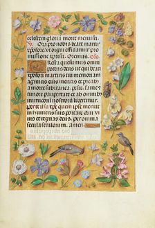 Decorated Text Page; Spinola Hours, about 1510-1520. Creator: Unknown