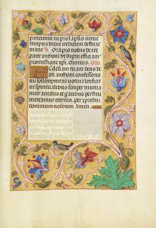 Decorated Text Page; Spinola Hours, about 1510-1520. Creator: Unknown