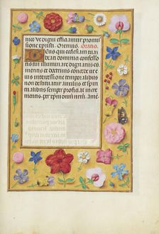 Decorated Text Page; Spinola Hours, about 1510-1520. Creator: Unknown