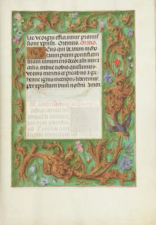Decorated Text Page; Spinola Hours, about 1510-1520. Creator: Unknown