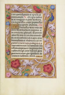 Decorated Text Page; Spinola Hours, about 1510-1520. Creator: Unknown