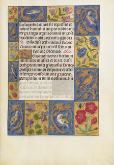 Decorated Text Page; Spinola Hours, about 1510-1520. Creator: Unknown