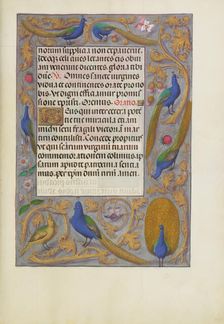 Decorated Text Page; Spinola Hours, about 1510-1520. Creator: Unknown