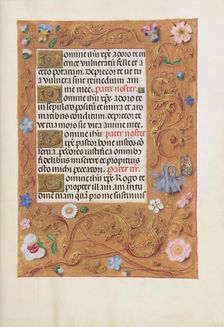 Decorated Text Page; Spinola Hours, about 1510-1520. Creator: Unknown