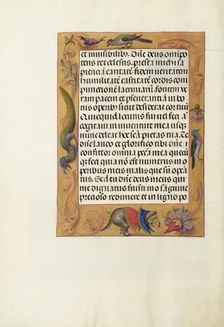 Decorated Text Page; Spinola Hours, about 1510-1520. Creator: Unknown