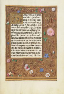 Decorated Text Page; Spinola Hours, about 1510-1520. Creator: Unknown