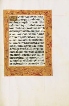 Decorated Text Page; Spinola Hours, about 1510-1520. Creator: Unknown
