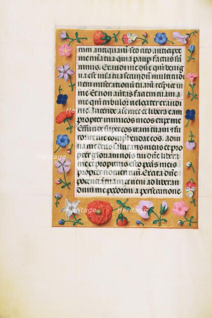 Decorated Text Page; Spinola Hours, about 1510-1520. Creator: Unknown.