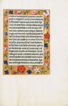 Decorated Text Page; Spinola Hours, about 1510-1520. Creator: Unknown
