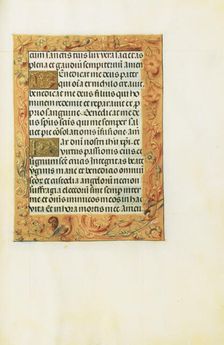 Decorated Text Page; Spinola Hours, about 1510-1520. Creator: Unknown