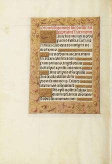 Decorated Text Page; Spinola Hours, about 1510-1520. Creator: Unknown