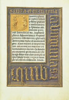 Decorated Text Page; Spinola Hours, about 1510-1520. Creator: Unknown