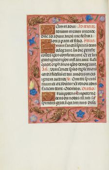 Decorated Text Page; Spinola Hours, about 1510-1520. Creator: Unknown
