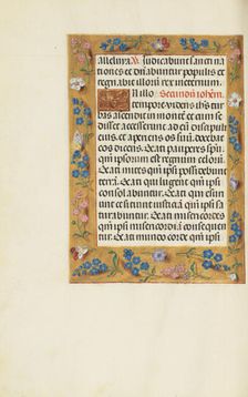 Decorated Text Page; Spinola Hours, about 1510-1520. Creator: Unknown