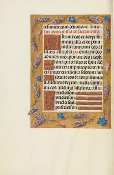 Decorated Text Page; Spinola Hours, about 1510-1520. Creator: Unknown