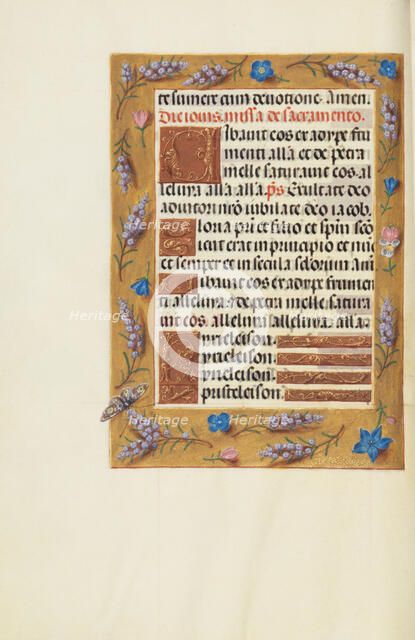 Decorated Text Page; Spinola Hours, about 1510-1520. Creator: Unknown.