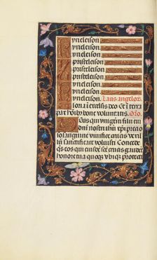 Decorated Text Page; Spinola Hours, about 1510-1520. Creator: Unknown