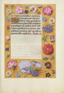 Decorated Text Page; Spinola Hours, about 1510-1520. Creator: Unknown