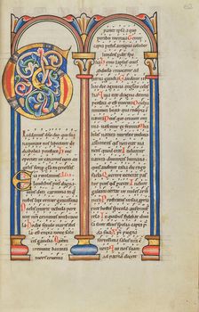Decorated Text Page; Stammheim Missal, probably 1170s. Creator: Unknown
