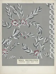 Decorated Wall, c. 1938. Creator: Martin Partyka