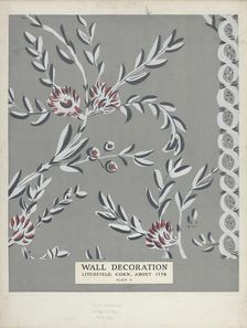 Decorated Wall, c. 1938. Creator: Martin Partyka