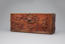 Decorated Wooden Box, 1884. Creator: Paul Gauguin