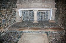Decorative tiles, Old Cathedral of Coimbra, Portugal, 2009. Creator: Samuel Magal