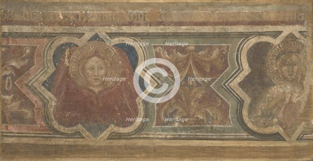 Decorative Border, ca 1390. Artist: Spinello, Aretino (c. 1350-1410)