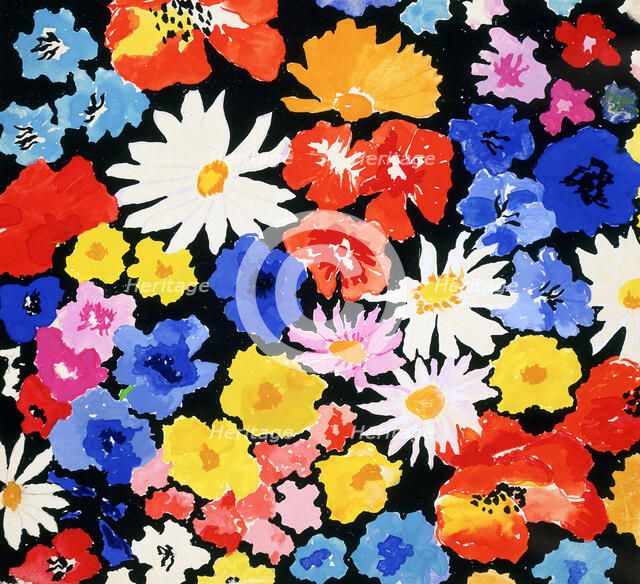 Decorative compostion (bouquet of flowers), 20th century. Artist: Alexandra Exter