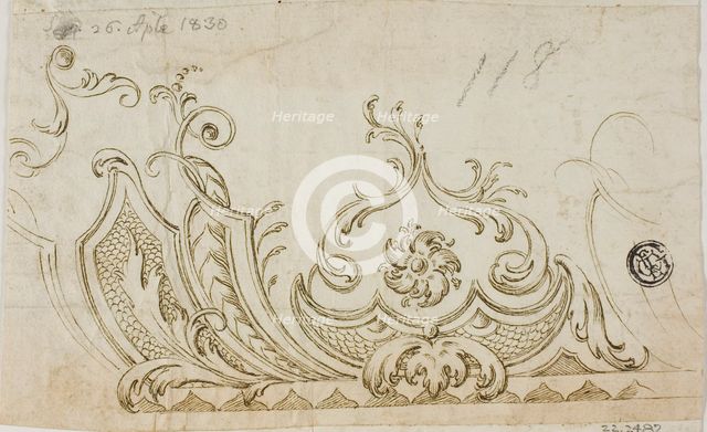 Decorative Design, n.d. Creator: Lodovico Carracci.