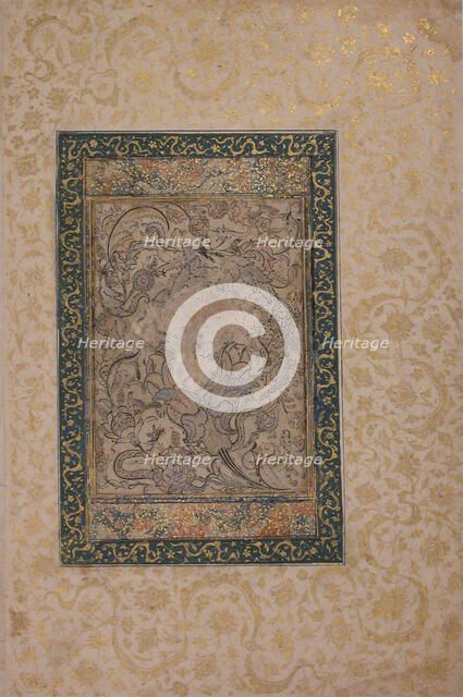 Decorative Drawing, first half 15th century. Creator: Unknown.