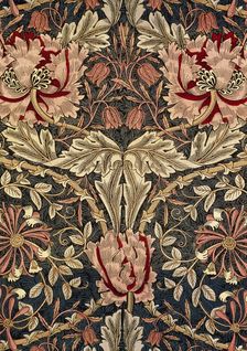 Decorative fabric, 1876-1890. Creator: Morris, William, Morris Tapestry Works (1834-1896)