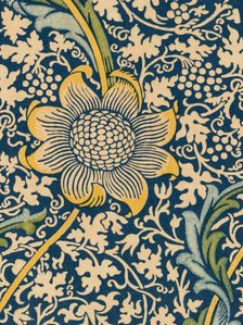 Decorative fabric, 1876. Creator: Morris, William, Morris Tapestry Works (1834-1896)