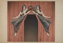 Decorative Figures "Peace and Plenty", c. 1938. Creator: Robert Pohle