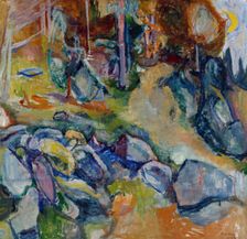 Decorative Landscape, 1909. Creator: Ludvig Karsten