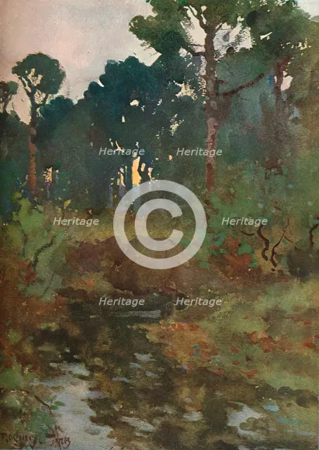 'Decorative Landscape Study', c1903 (1903-1904). Artist: Reginald Jones.
