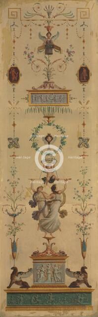 Decorative Panel, 1790s. Creator: Pierre Rousseau (French, 1751-1829).
