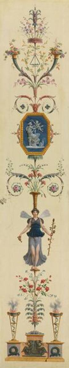 Decorative Panel, 1790s. Creator: Pierre Rousseau (French, 1751-1829)