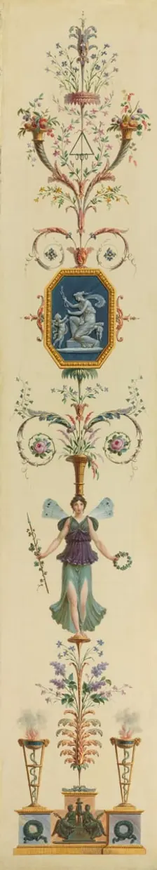 Decorative Panel, 1790s. Creator: Pierre Rousseau (French, 1751-1829)