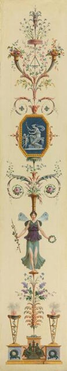 Decorative Panel, 1790s. Creator: Pierre Rousseau (French, 1751-1829)